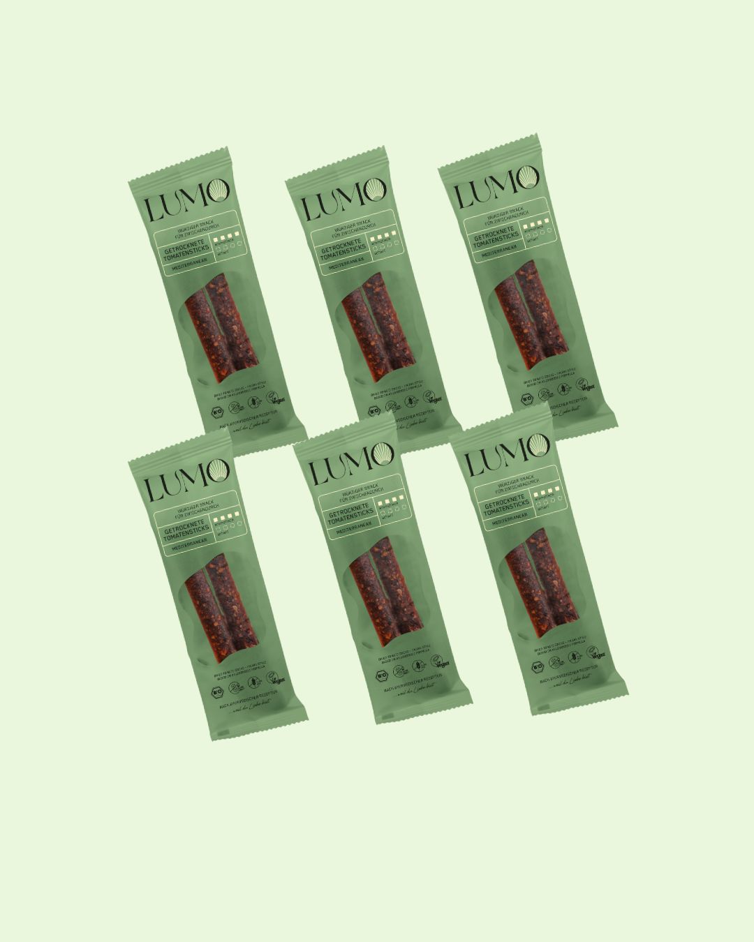 6er Bundle BIO LUMO Tomaten Sticks Mediterranean