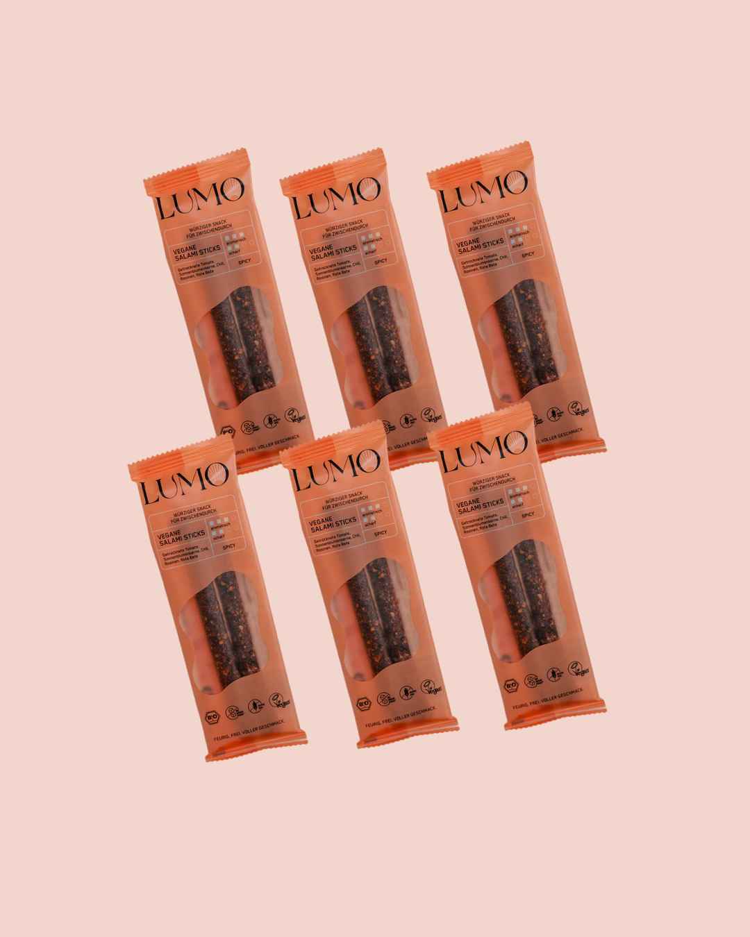 6er Bundle BIO LUMO Tomaten Sticks Spicy