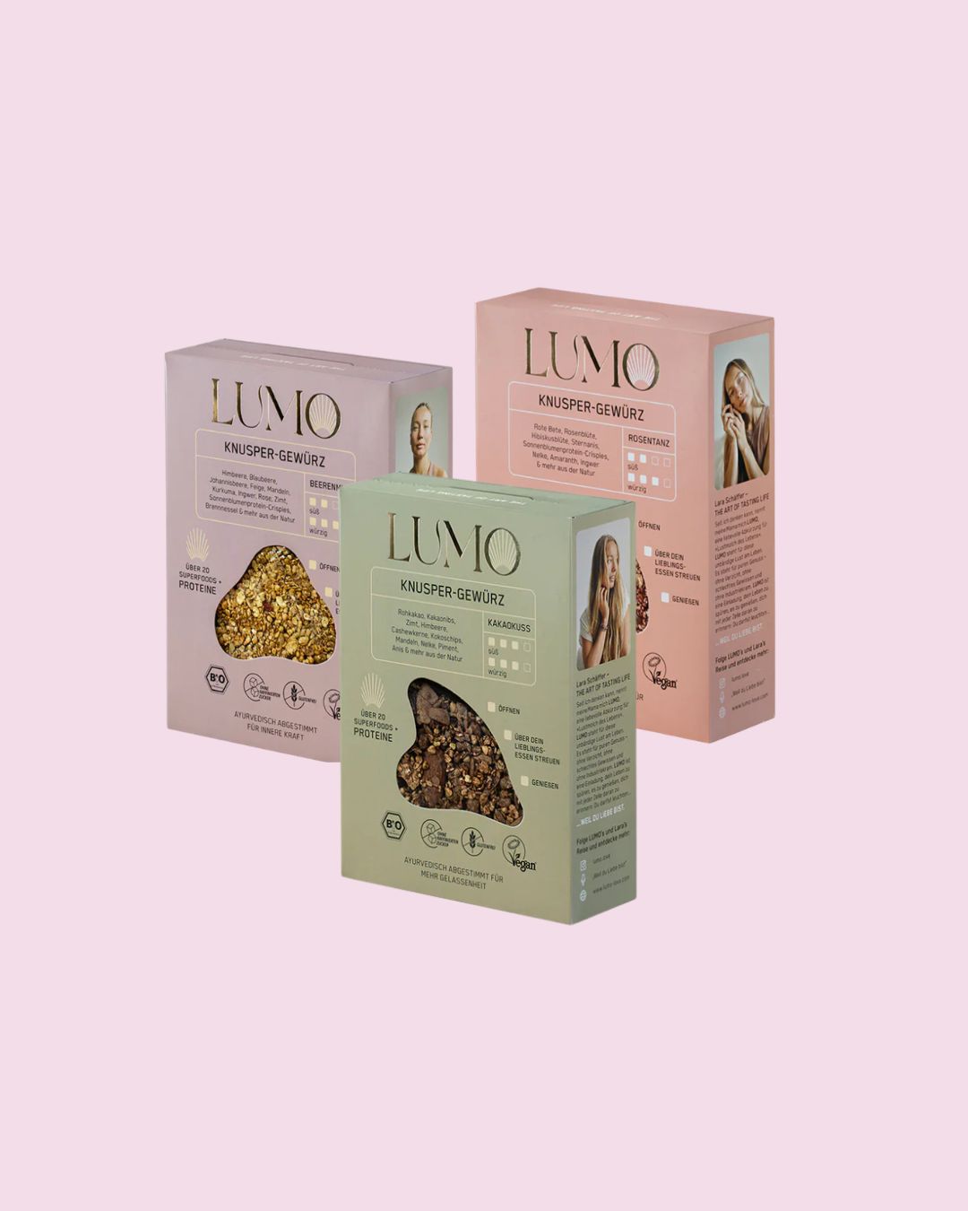 Die 3 Süßen: 3er Bundle LUMO Knuspertoppings